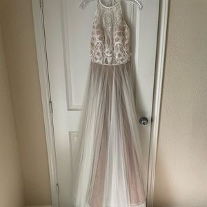 Willowby 54715 Kinney Halter Strap Backless Wedding Dress